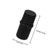 thumbnail image 2 of SWETRACE 3Ud Adaptador De Conector Rosca Negro Para Mango De Palo Duradero Compatible Con Extensiones Y Barridos, 2 of 8