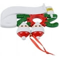 2024 2020 Personalized Ornaments Survivor Family of 2 with Face Masks