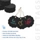 thumbnail image 2 of 200 Tiquettes Cadeaux En Kraft Noir En Forme D'ventail (6cm De Diamtre) Pour L'emballage Artisanal, 2 of 3