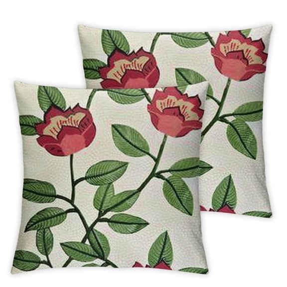 BANET Vibrant Floral Throw Pillow Cover - Cushion Case for Home Decor