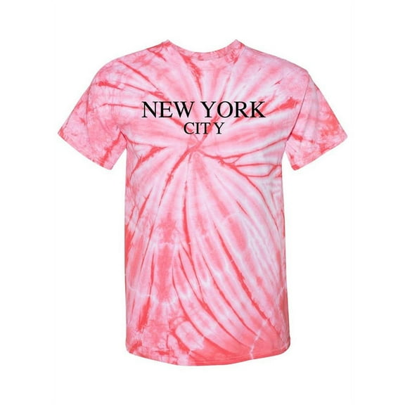 New York City Text Tie-Dye Cyclone Women -Smartprints Designs, Female XX-Large