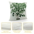 thumbnail image 4 of FUMJ  Green Plants Throw Pillow Cover, Decorative Square Pillow Cover Cushion Cover Perfect Decor Gift for Families Friends Home Office Sofa Car Couch, 4 of 5