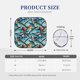 thumbnail image 3 of Balery Colorful Fishing Baits Parasol para parabrisas de coche de 2 piezas | Parasol plegable para parabrisas delantero de coche para la mayoría de sedanes-Medium, 3 of 6