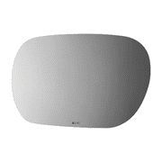 Fits 03-04 Inf M45, 02 Inf Q45 Left Driver Mirror Glass Lens with Adhesive USA Models Without Auto Dimming Feature