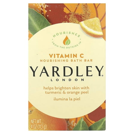 Yardley London, Moisturizing Bath Bar, Vitamin C, 4 oz Pack of 3