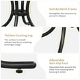 thumbnail image 2 of Ktaxon 18in Patio Side Table with Tempered Glass, Outdoor End TableTable with Metal Frame (Square, Black), 2 of 8
