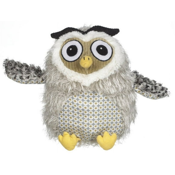 Woodsy Owl Gray Colored Plush Owl Toy - By Ganz