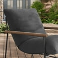 thumbnail image 4 of Raya Sling Lounge Chair in Charcoal, 4 of 9