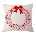 thumbnail image 1 of Funda De Almohada Navidad Santa Claus De Nieve Elk Funda De Almohada Cojín cinturo Funda De Cojín Zulema  Funda de almohada, 1 of 5