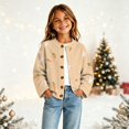 thumbnail image 6 of Grblisyd Girls Cardigan Sweater Button Down Long Sleeve Cute Knit Cardigans School Uniform Fall Kids Clothes Basic Layering, 6 of 6