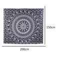 thumbnail image 2 of Tapiz de manta de dormir con diseño geométrico bohemio (L Mandala11) Sywqhk Libre de BPA, 2 of 9