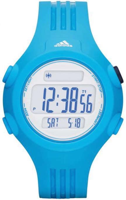 adidas blue digital watch