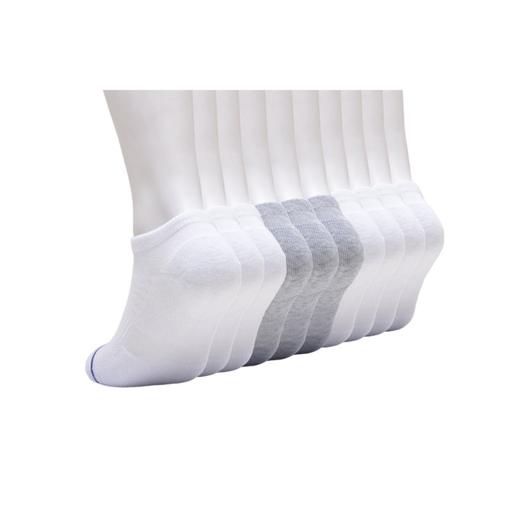 Athletic Works Boys No-Show Stripe Socks 10-Pack photo 5