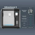thumbnail image 2 of Flashforge Adventurer 3 3D Printer Classic Version with Print Size 5.9 x 5.9 x 5.9'', 2 of 10