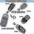 thumbnail image 2 of 433MHz Remote Control Key Fob, 2-Pack for Garage Door Openers & Various Systems Compatibility, 2 of 5
