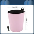 thumbnail image 4 of Bote de basura para automóvil Unique Bargains colgante para asientos delanteros y traseros, bote de basura de cuero sintético rosa 1 pieza, 4 of 6