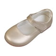 thumbnail image 5 of Dakaela 2-11Y Girls Dress Shoes Toddler School Uniform Princess Mary Jane Flats Wedding Party Casual Slip on Ballet Shoes for Little Big Kid Gold 8, 5 of 6