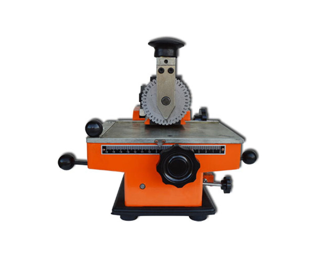 Semi-automatic Sheet Embosser Metal Stamping Printer Marking Machine Label 6mm 