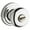 Polished Chrome, variant on Kwikset 720H Hancock Passage Door Knob Set - Chrome