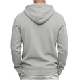 thumbnail image 4 of Men's Quarter Zip Hoodie Oversized Lightweight Drawstring Pullover Hooded Sweatshirt with Kangaroo Pocket for Fall Winter, 4 of 7