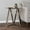 Champagne, variant on 24 in. Glass & Iron Round End Table, Champagne