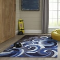 thumbnail image 6 of Momeni Swirl Nautical Modern Contemporary Area Rugs, Blue, 96" x 120", 6 of 6