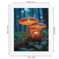 thumbnail image 2 of Paint by Numbers Kit for Adults, Glowing Forest Mushrooms At Night Paint by Numbers, Easy Paint by Numbers Kit for Adults Beginner, DIY Adult Paint by Number Kits on Canvas, 12x16in Home Decor, 2 of 7