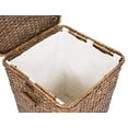 thumbnail image 5 of BirdRock Home Rattan Peel Hamper with Lid, 5 of 6