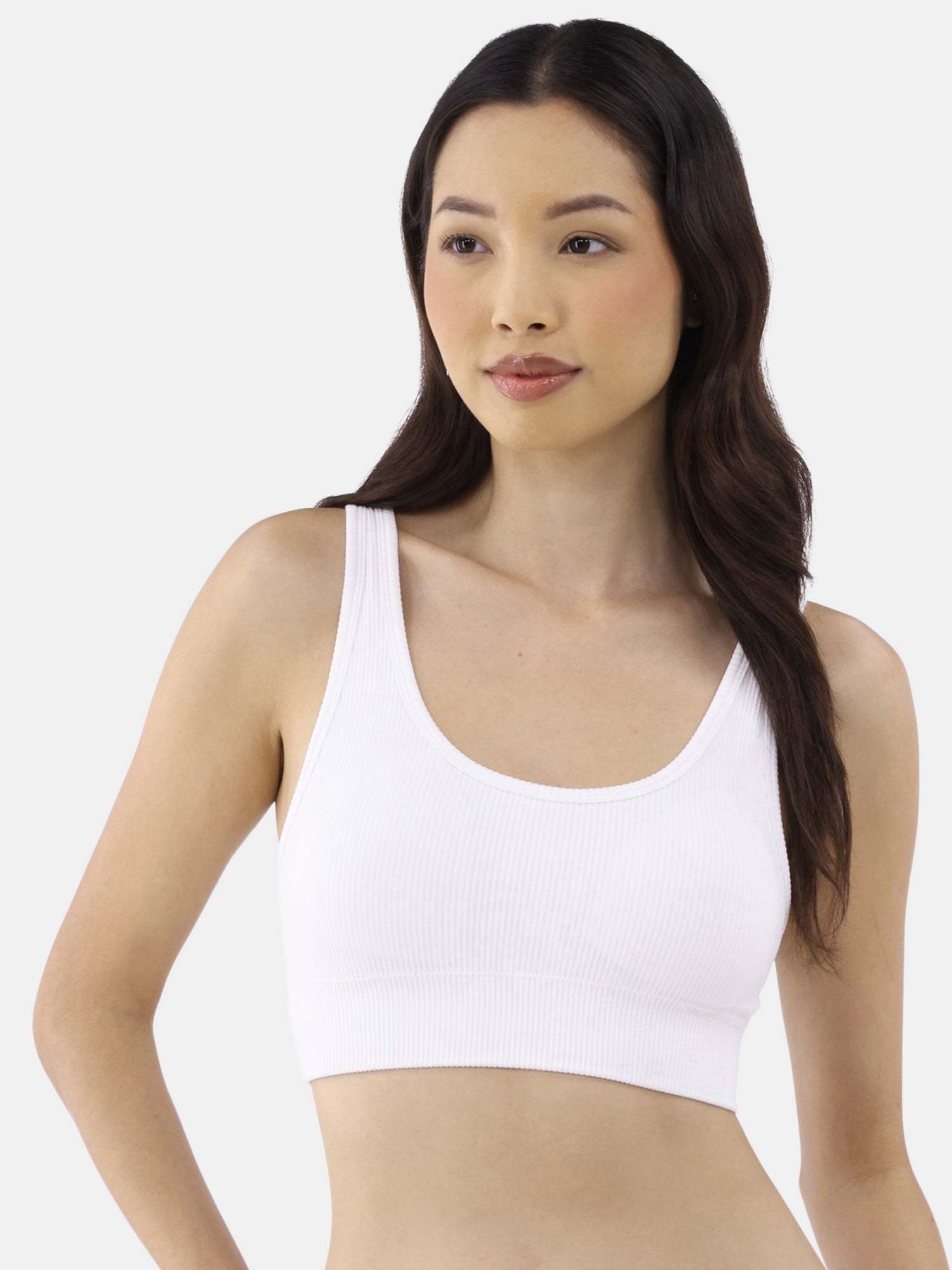 No Boundaries Double Scoop Seamless Bra, 2-Pack, Women’s, Sizes XS-3XL