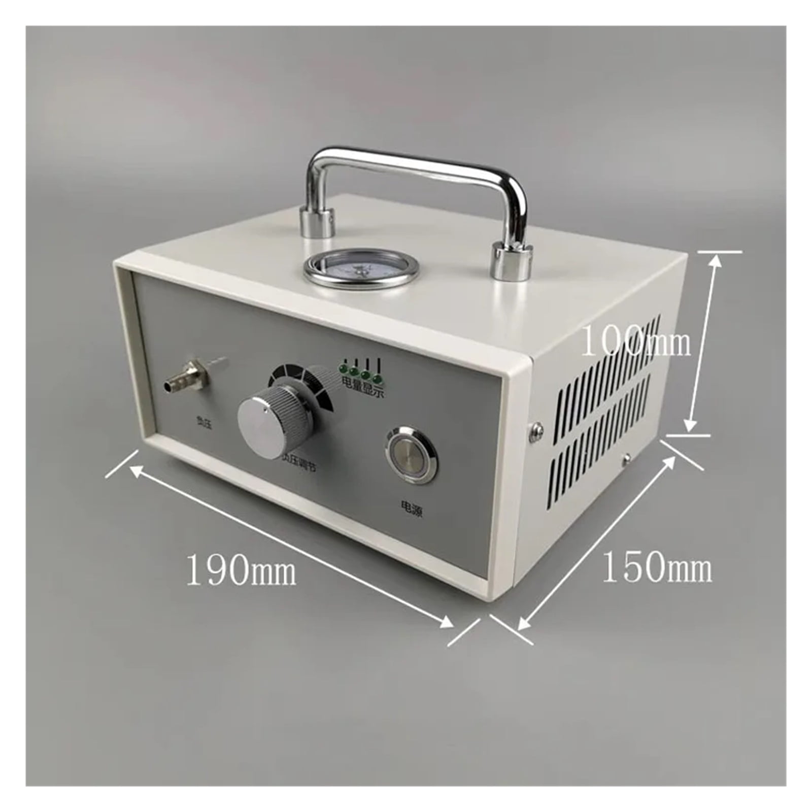 Oil-free Mini Diaphragm Vacuum Pump Electric Small Suct Filter Pump Adjustable Pressure-80KPA 10L/MIN