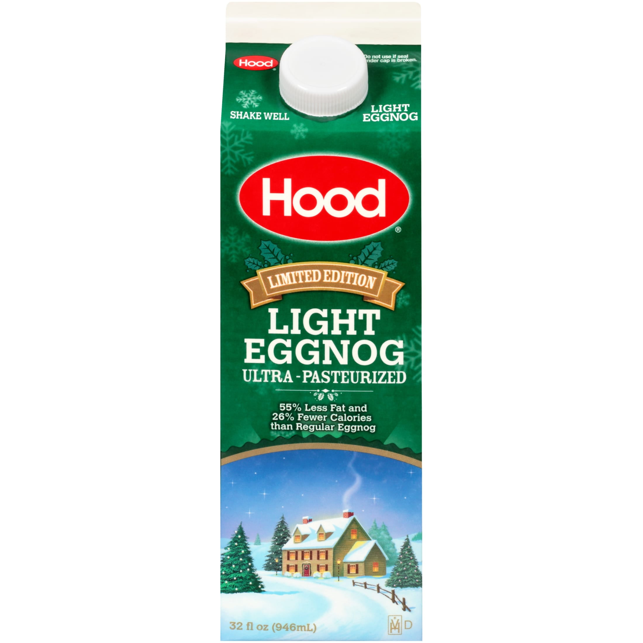 Hood Light Eggnog, 32 oz.