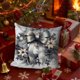 thumbnail image 4 of Funda de cojín decorativa navideña | Funda de cojín de sofá de 45x45 cm para dormitorio y sala de estar | Tejido de felpa suave con cremallera oculta | 1 funda de cojín cuadrada estándar, 4 of 6