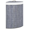 thumbnail image 6 of vidaXL Bamboo Corner Laundry Basket 15.9 gal Washing Clothes Bin Multi Colors, 6 of 6