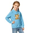 thumbnail image 3 of Shadoumai Cow Hoodie For Girls Printed Pattern Long Sleeve Hoodie Pullover Tops with Pocket Lightweight Pullover Hoodie Children Fall Winter Little Girls Clothes, 3 of 5