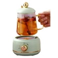 thumbnail image 4 of Hervidor eléctrico portátil de 450 ml para cocinar al vapor, ideal para oficina, con forma de flor, para calentar té., 4 of 14