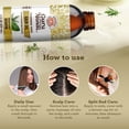 thumbnail image 4 of Aceite capilar GuruNanda Rosemary Mint con queratina y vitamina E 240 ml, 4 of 8