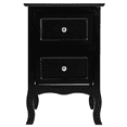 thumbnail image 5 of GZXS 2 Drawer Nightstand, Modern Side Table with Storage, Small End Table for Bedroom, Living Room, Easy Assembly, Black, 5 of 8