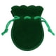 thumbnail image 1 of Mini Bolsas de Terciopelo VelvtyGreen 20Pzas Verde 7x9cm Terciopelo Bolsa en Forma de Calabaza., 1 of 2