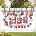 thumbnail image 2 of Vikakiooze Easter Decorations, 4th Of Ju-ly Flag Independence Day Banner 70.9x43.3 Inch Statue Of Liberties US Yard Sign Memorial Nationals Day Party Supplies Patriotic Decorations Balloons, 2 of 7