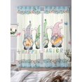 thumbnail image 3 of Happy Easter Sheer Curtains 96 Inch Length 2 Panels Set Window Treatments, Spring Gnomes Rabbit Eggs Floral Lattice Rod Pocket Semi Curtains for Living Room/Bedroom/Kitchen Décor, 104"W x 96"L, 3 of 7