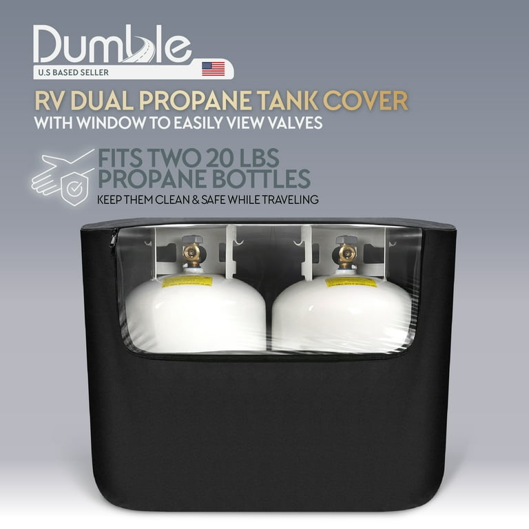 TOADDMOS RV Propane Tank Cover Flag Print Camper Propane