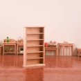thumbnail image 5 of 1:12 Wooden Display Shelf Life Scene Accessories Toys,Kitchen Bedroom Home Furniture,Simulation Dollhouse Bookcase Decoration, 5 of 8