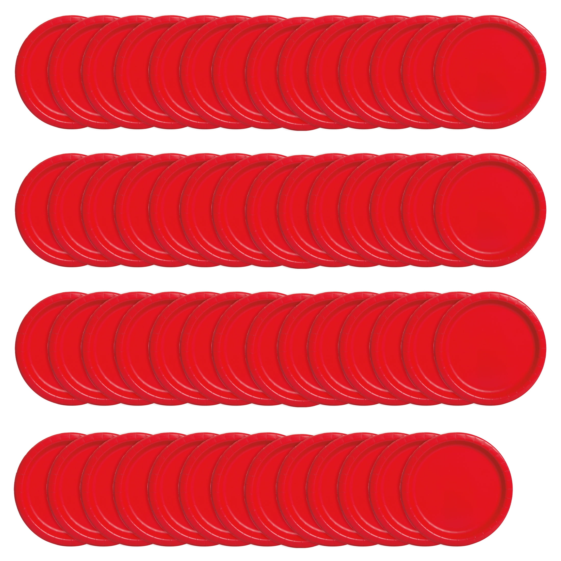 55 Ravishing Red 9\" Plates