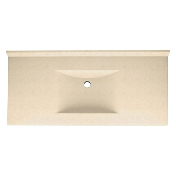 Swanstone 43W x 22D in. Contour Solid Surface Vanity Top