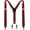 Crimson, variant on 1.4u201c Wide Suspender with 4 Strong Clips Adjustable Braces