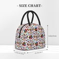 thumbnail image 2 of Salouo Mexican Bright Style for Insulated Lunch Bag for Women/Men - Leakproof Cooler Tote Bag Organizer - Reusable Lunch Box for Office Picnic Hiking Beach-One Size, 2 of 6