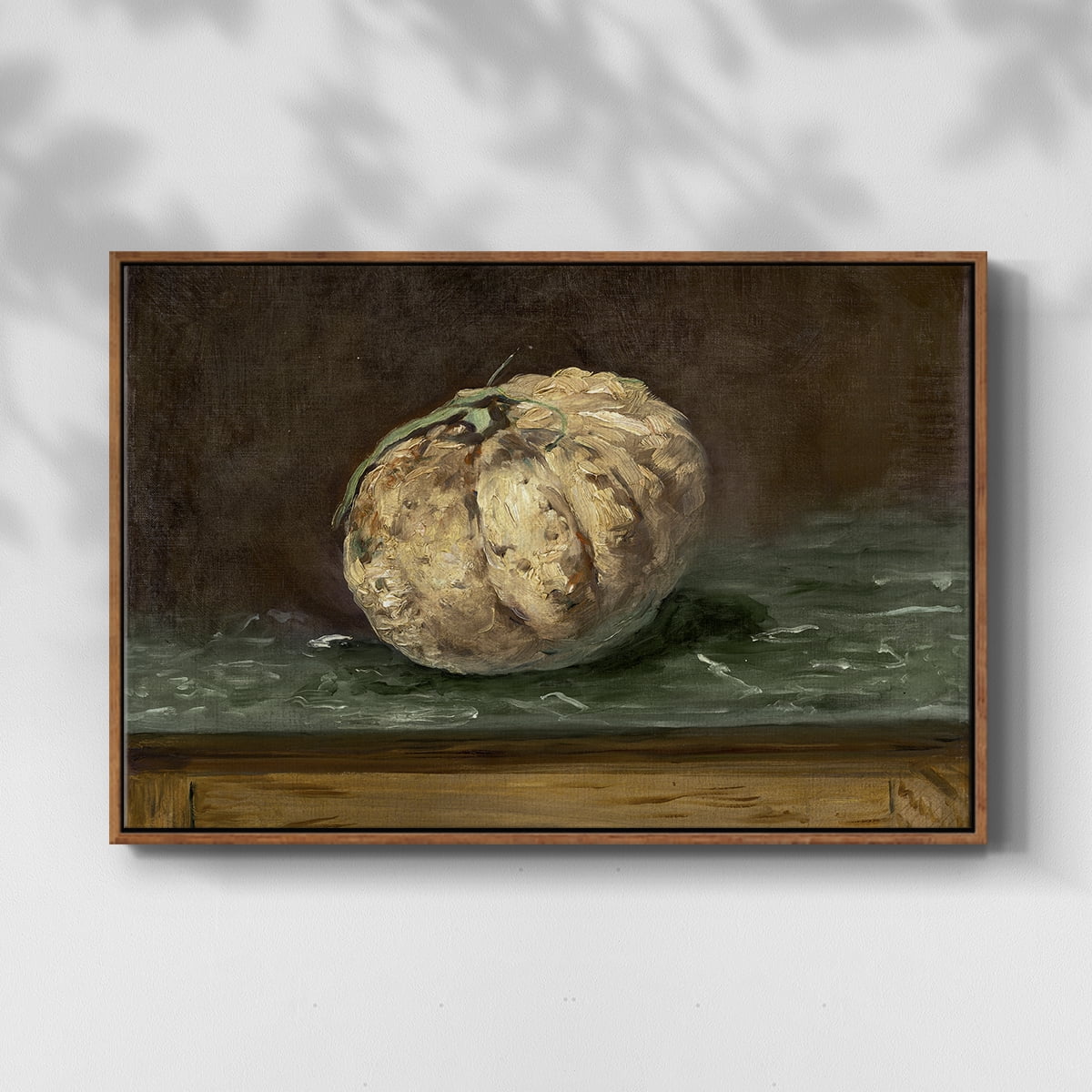Vintage Botanical Print-LXXII By Wexford Home Framed in Walnut Wood Gallery Wrapped Canvas 17 in. x 25 in.