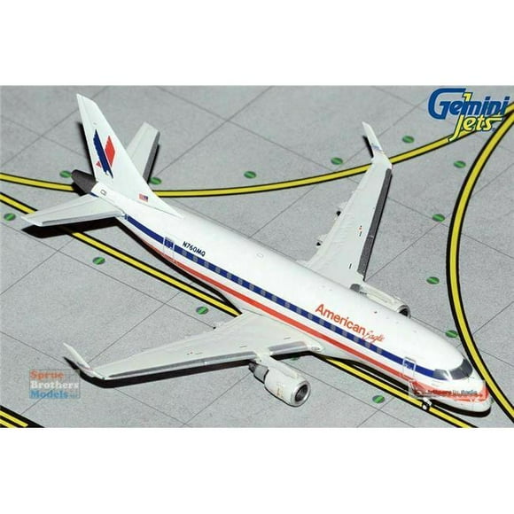 Gemini Jets 1-400 GJ2056 American Eagle E170 Avion Modèle Rétro No. N760MQ