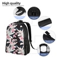 thumbnail image 5 of Cauagu Orchids Flowers Print Backpacks,Travel Daypack Casual Laptop Backpack Bookbag Fits 15 Inch Computer for Men Women, 5 of 8