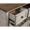 thumbnail image 5 of New Classic Furniture Mariana 9-Drawer Solid Wood Dresser in Vintage Cream, 5 of 8